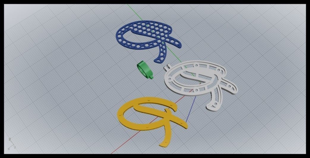 R DOUBLE CURVED FONT 3D print model_11