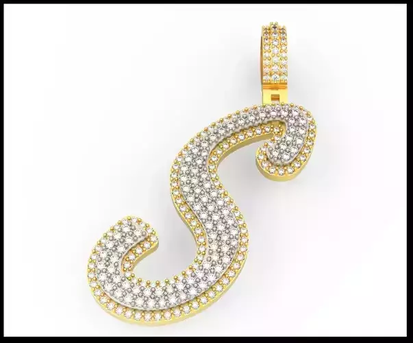 S DOUBLE CURVED FONT