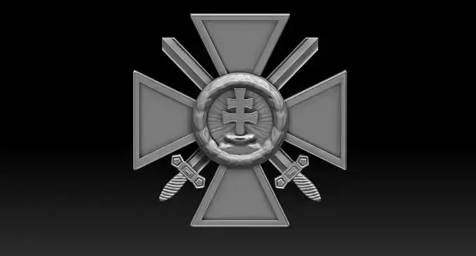 Merit cross with swords