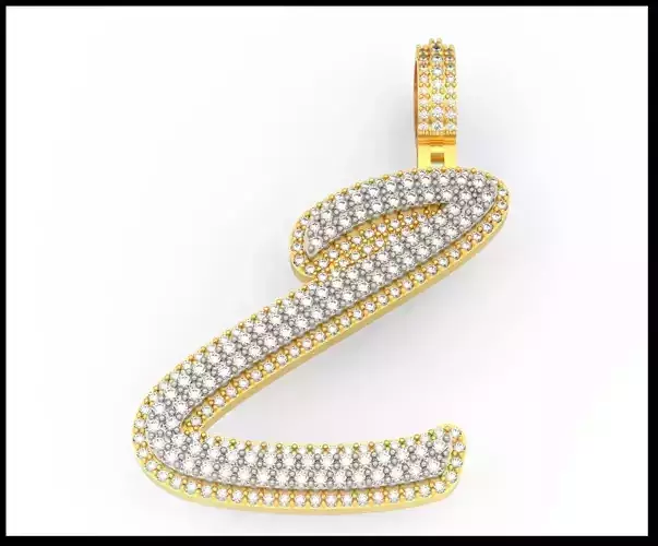 Z DOUBLE CURVED FONT