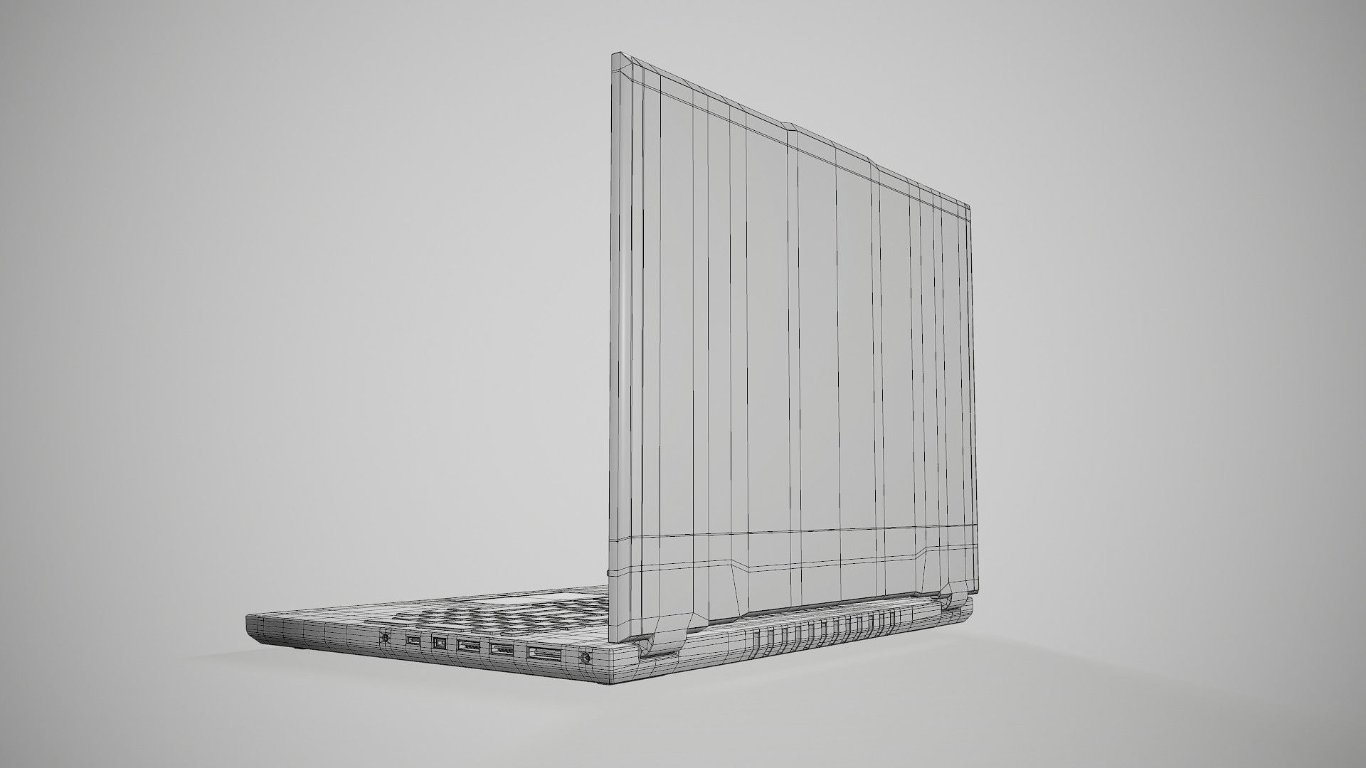 Gaming Laptop 3D Model Low-poly 3D model_15