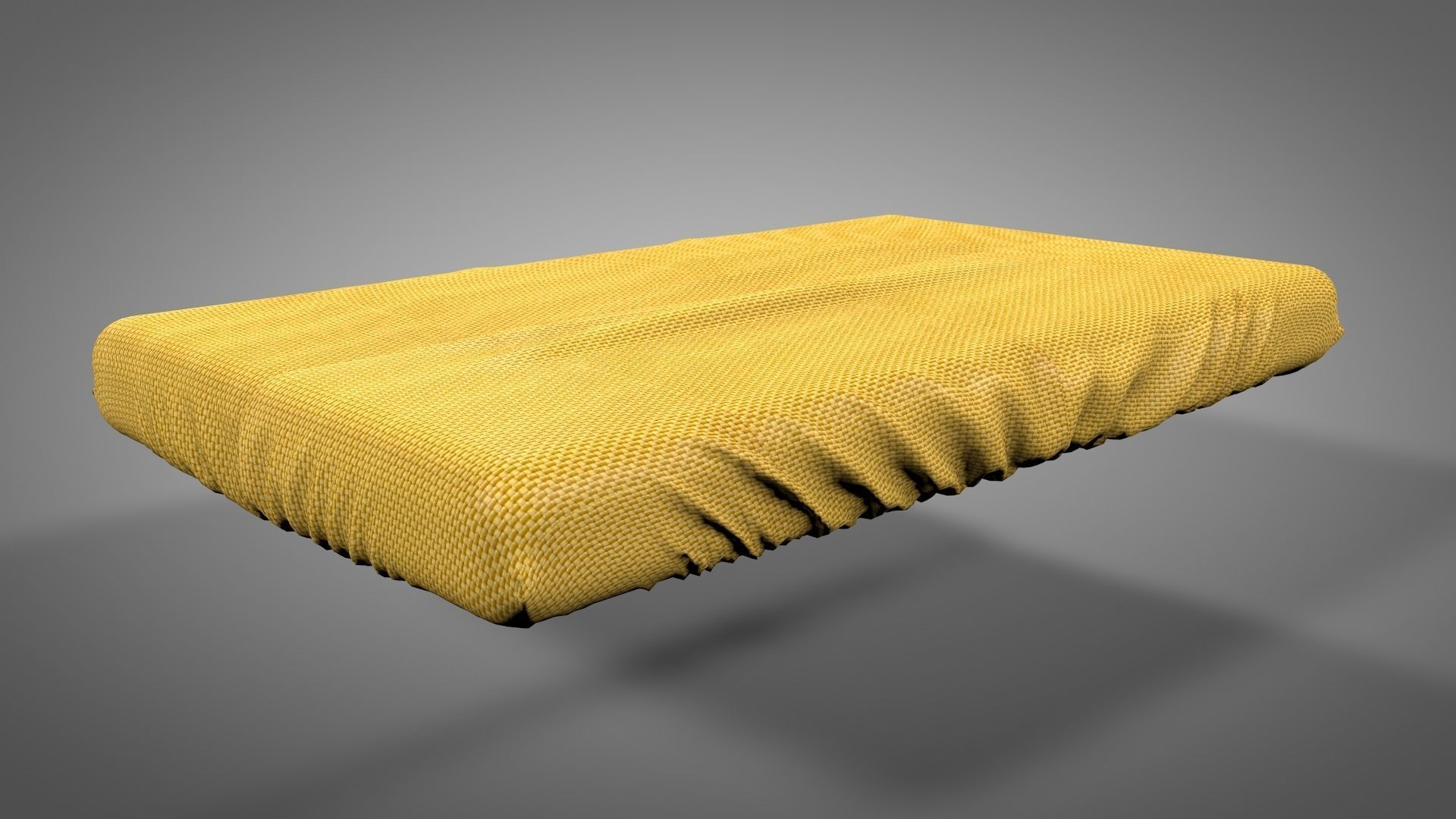 Wooden Swing Bed 3D model_21