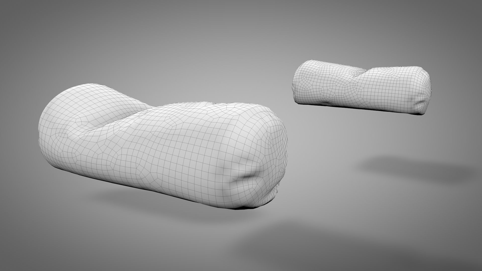 Wooden Swing Bed 3D model_20