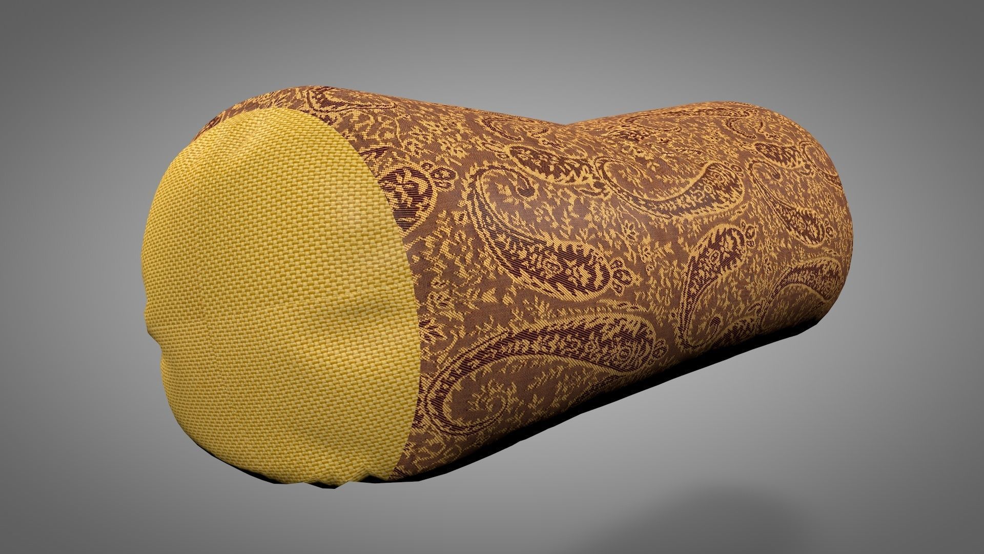 Wooden Swing Bed 3D model_18