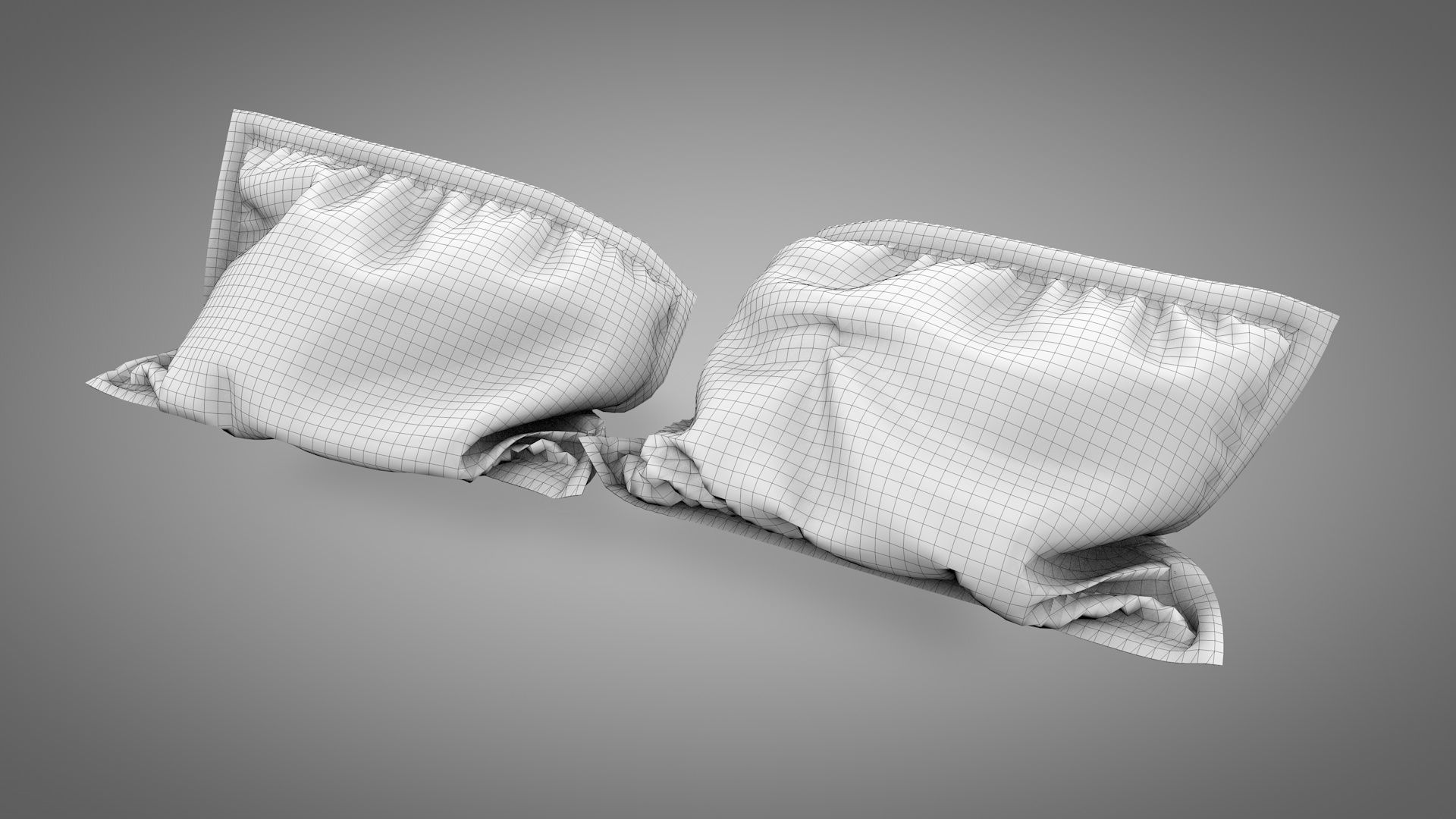 Wooden Swing Bed 3D model_17