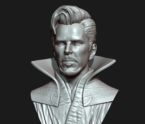Doctor Strange Bust 3D print model
