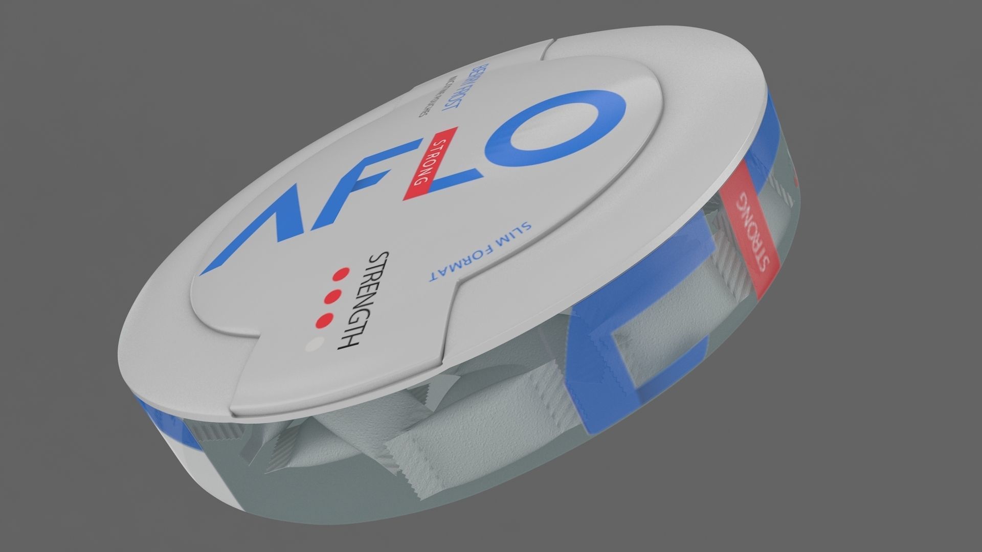 Nicotine aflo 3D model_2