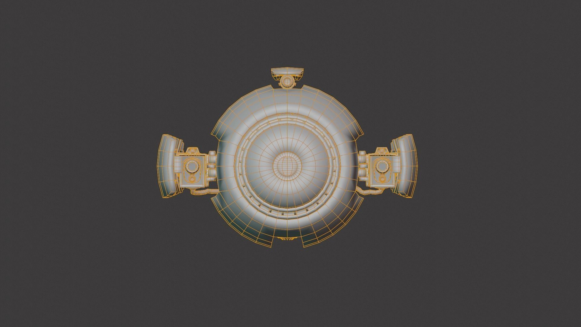 SCI FI DRONE SF-45080 Game Ready Low-poly 3D model_18