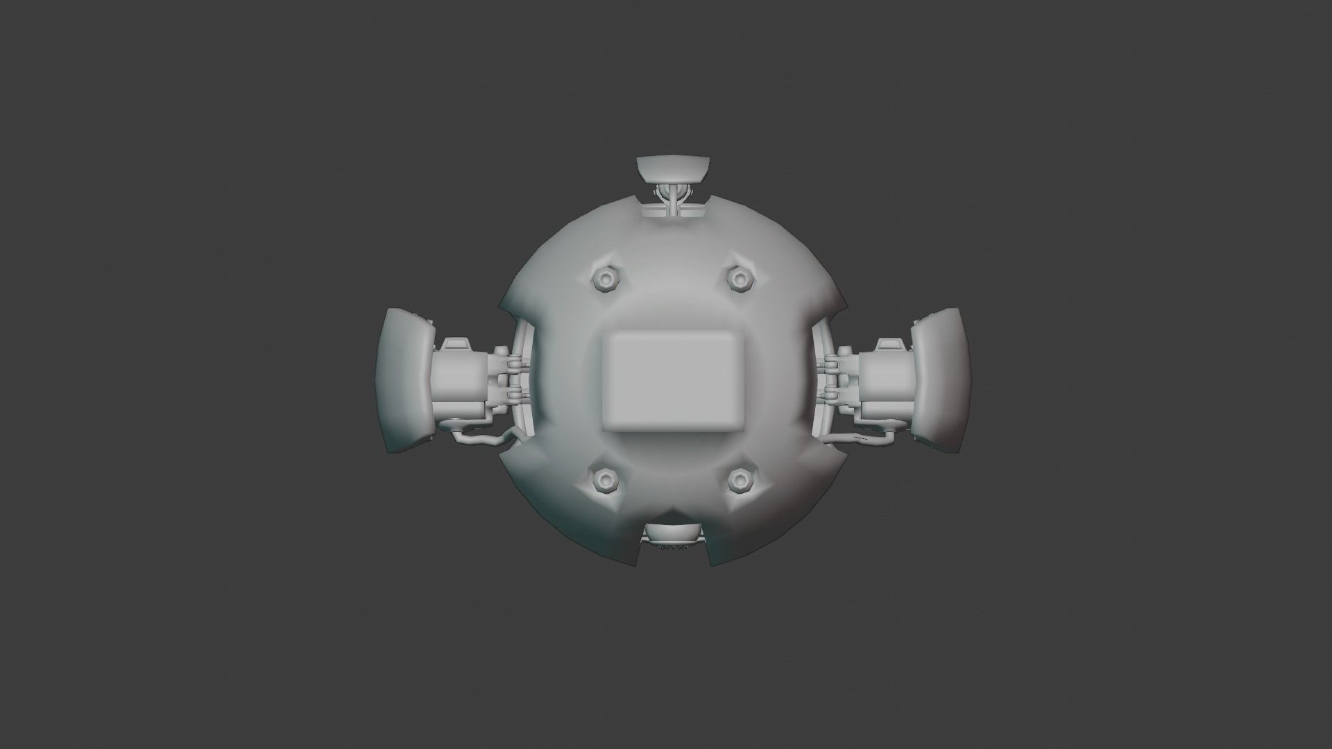 SCI FI DRONE SF-45080 Game Ready Low-poly 3D model_24
