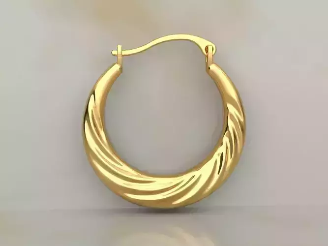 Earrings in lock  03