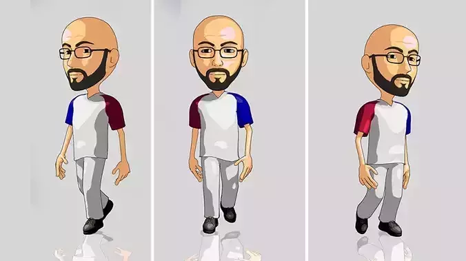 Cartoon stylized character