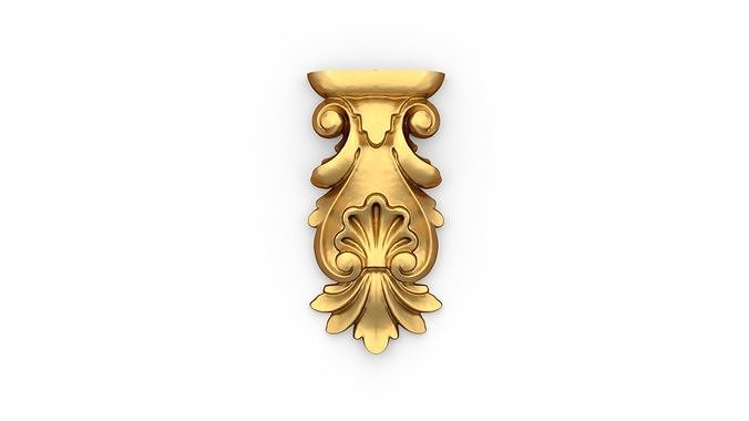 Classic decor ornament 09 3D print model
