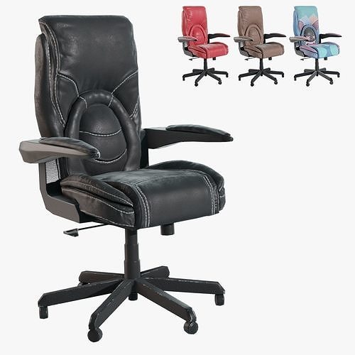 Office Chair Low-poly 3D model
