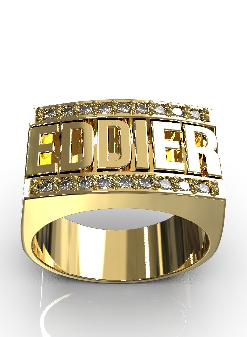 Eddier ring 3D print model_1