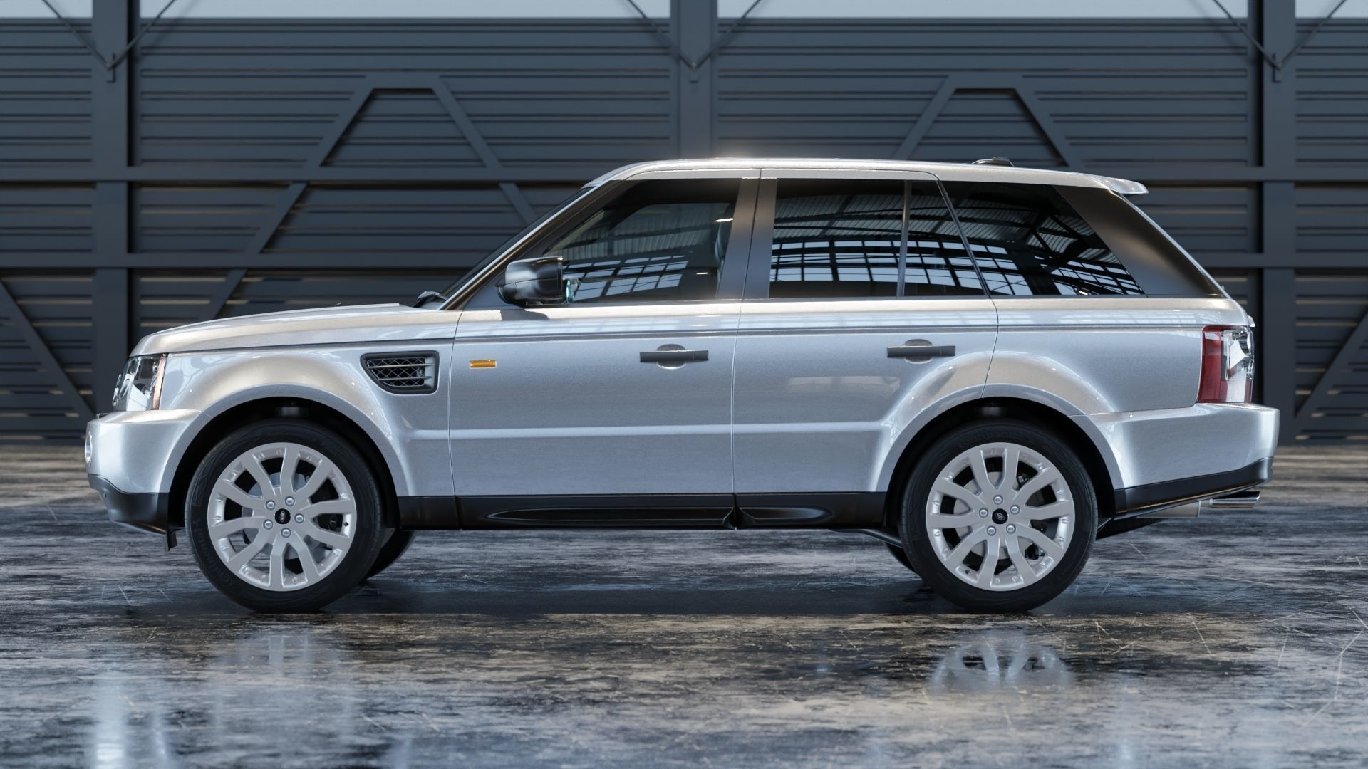 2006 Land Rover Range Rover Sport 3D model_4