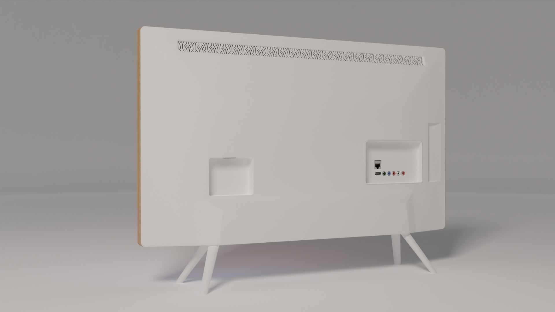 Retro TV 3D model_3