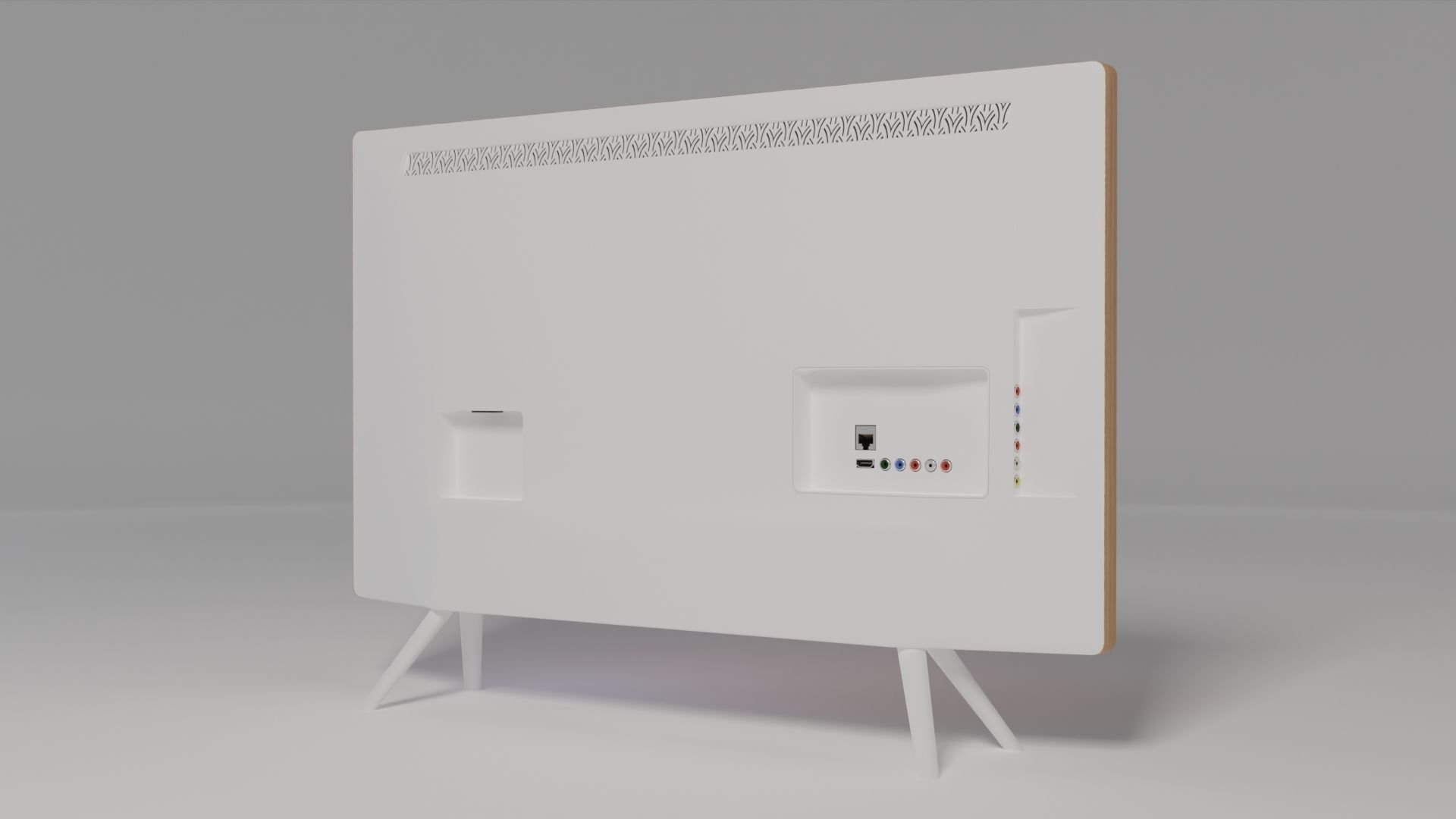 Retro TV 3D model_8