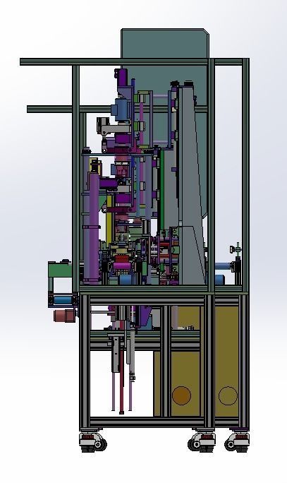 Ultrasonic Welding Leak Testing Production Line for Thermos 3D model_3