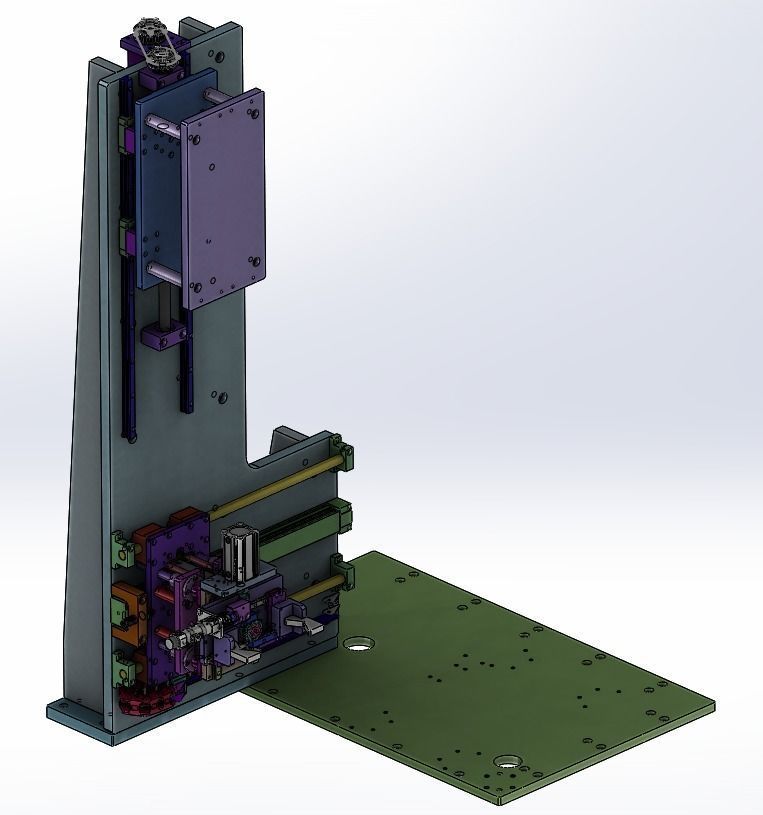 Ultrasonic Welding Leak Testing Production Line for Thermos 3D model_17