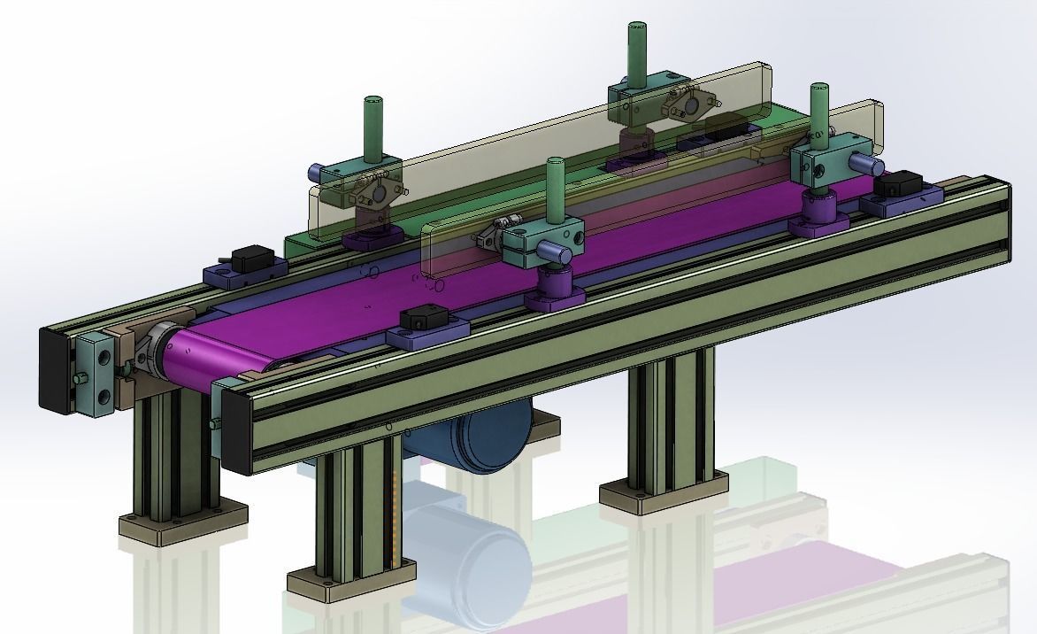Ultrasonic Welding Leak Testing Production Line for Thermos 3D model_12