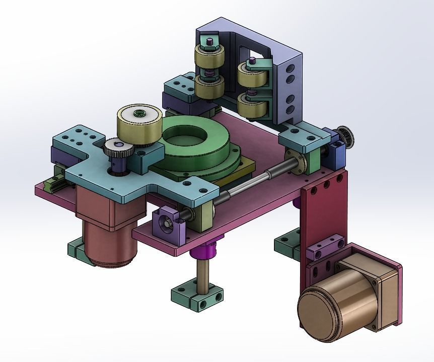 Ultrasonic Welding Leak Testing Production Line for Thermos 3D model_14