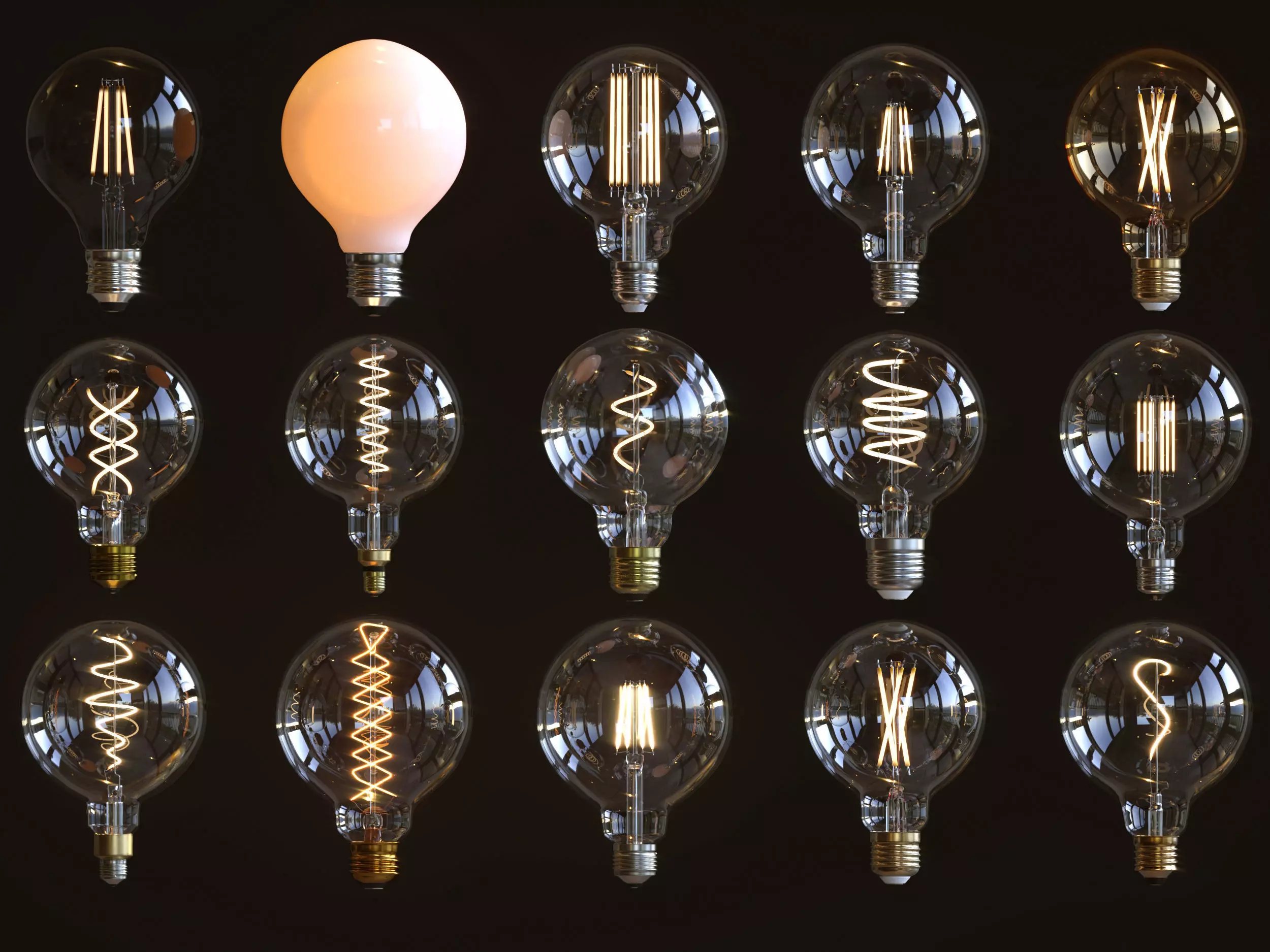 Light Bulb Pack 3D model_0