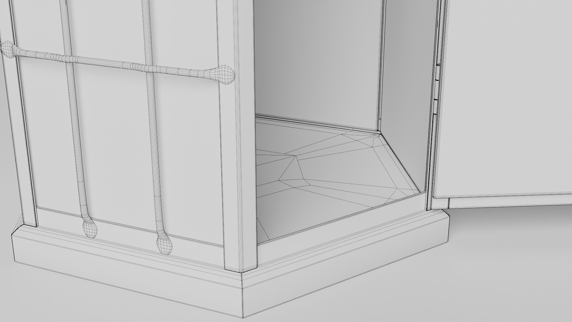 Rusty brass candle lantern 3D model_14