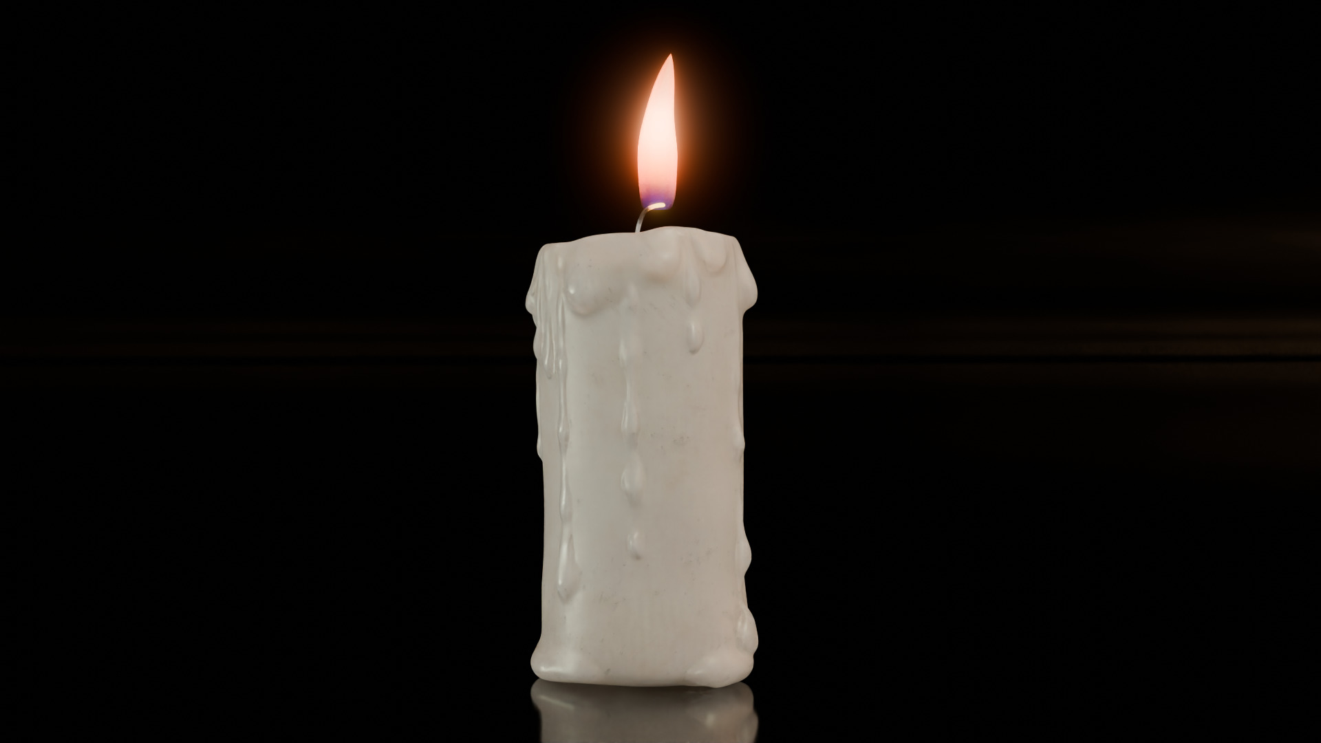 Rusty brass candle lantern 3D model_18