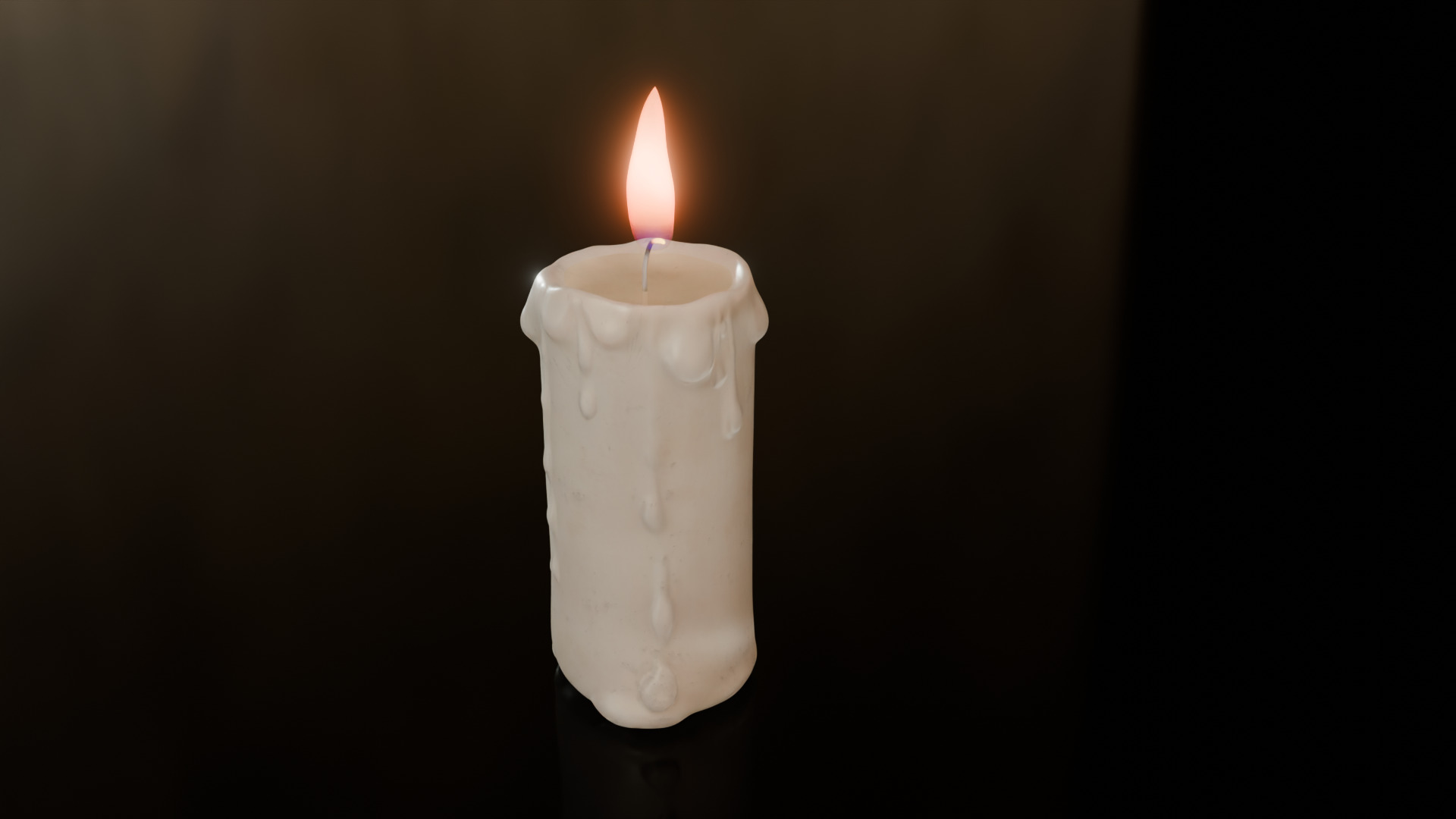 Rusty brass candle lantern 3D model_17
