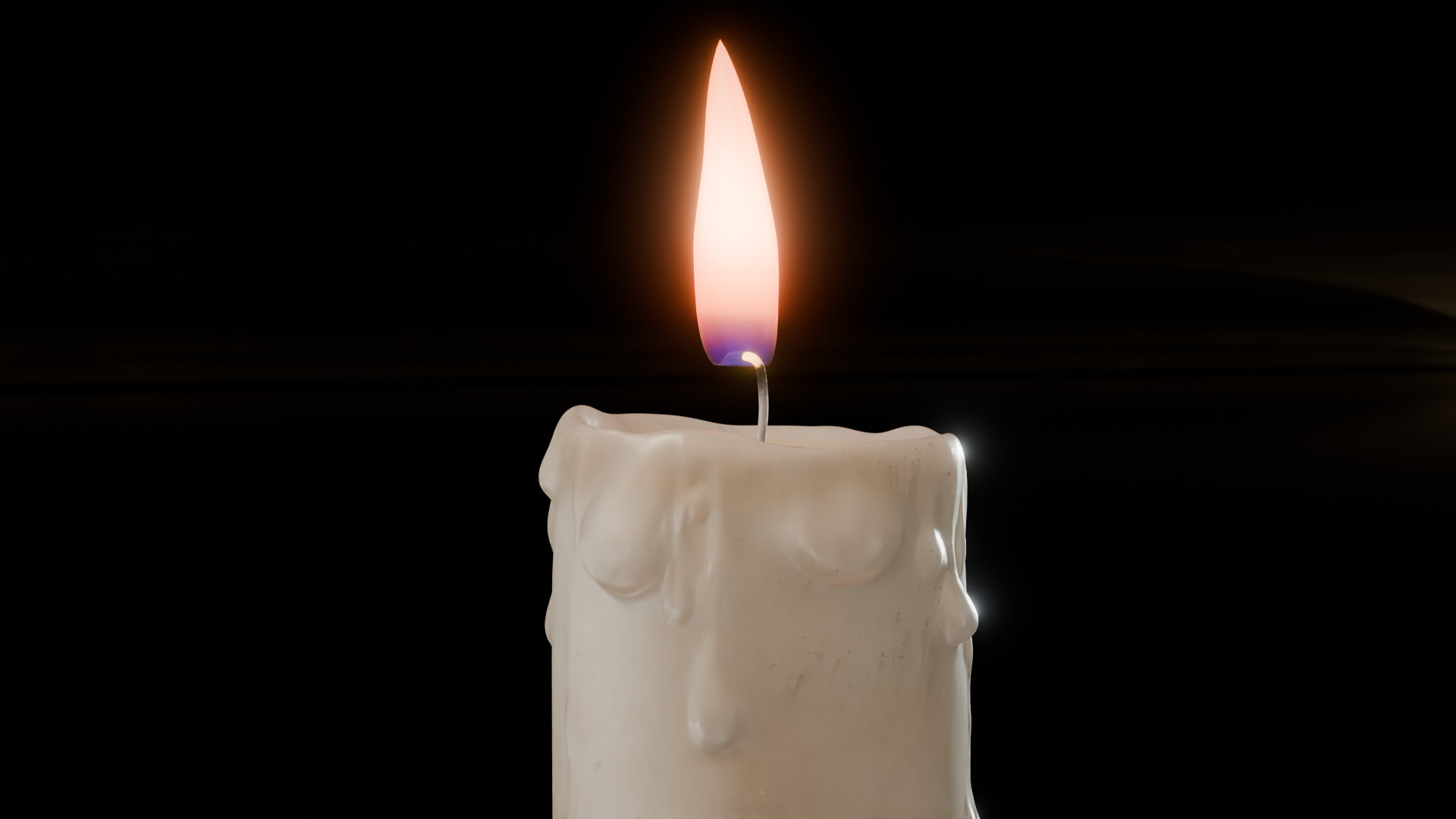 Rusty brass candle lantern 3D model_19