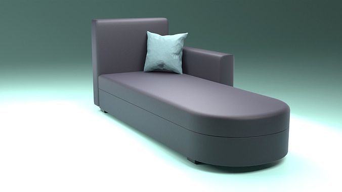Sofa Set with PBR Textures 8 Low-poly 3D model