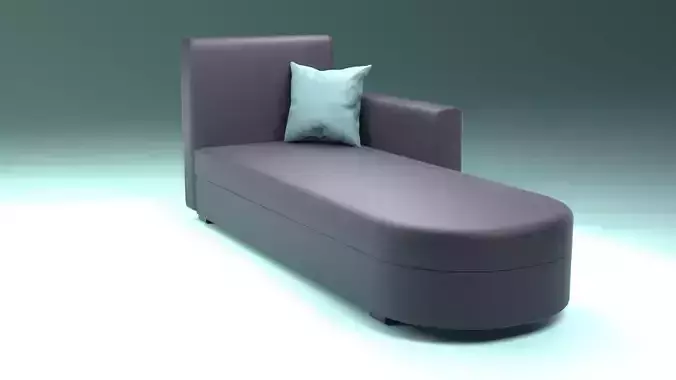 Sofa Set with PBR Textures 8