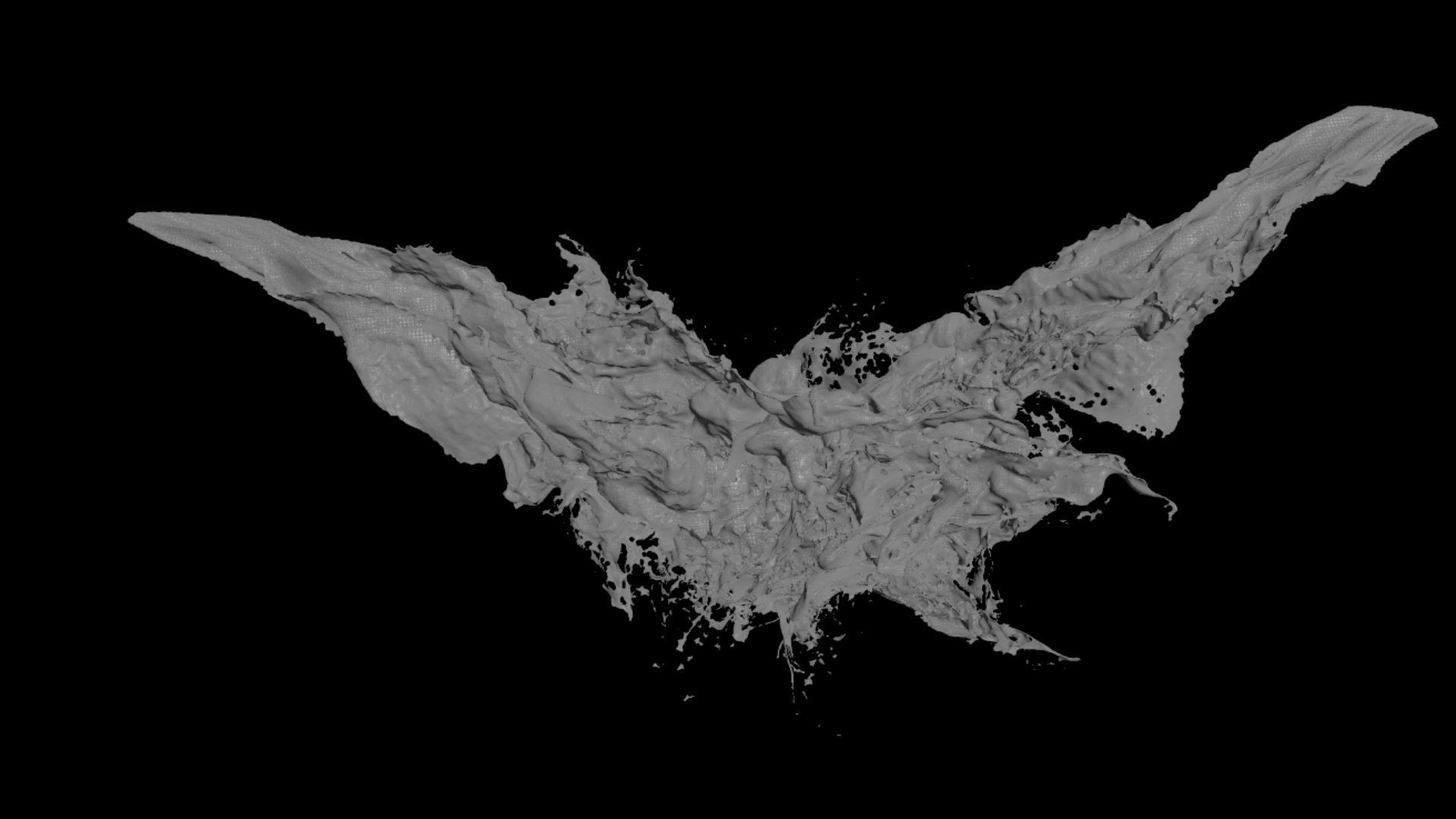 Water Splash Animated 3D model 3D model_5