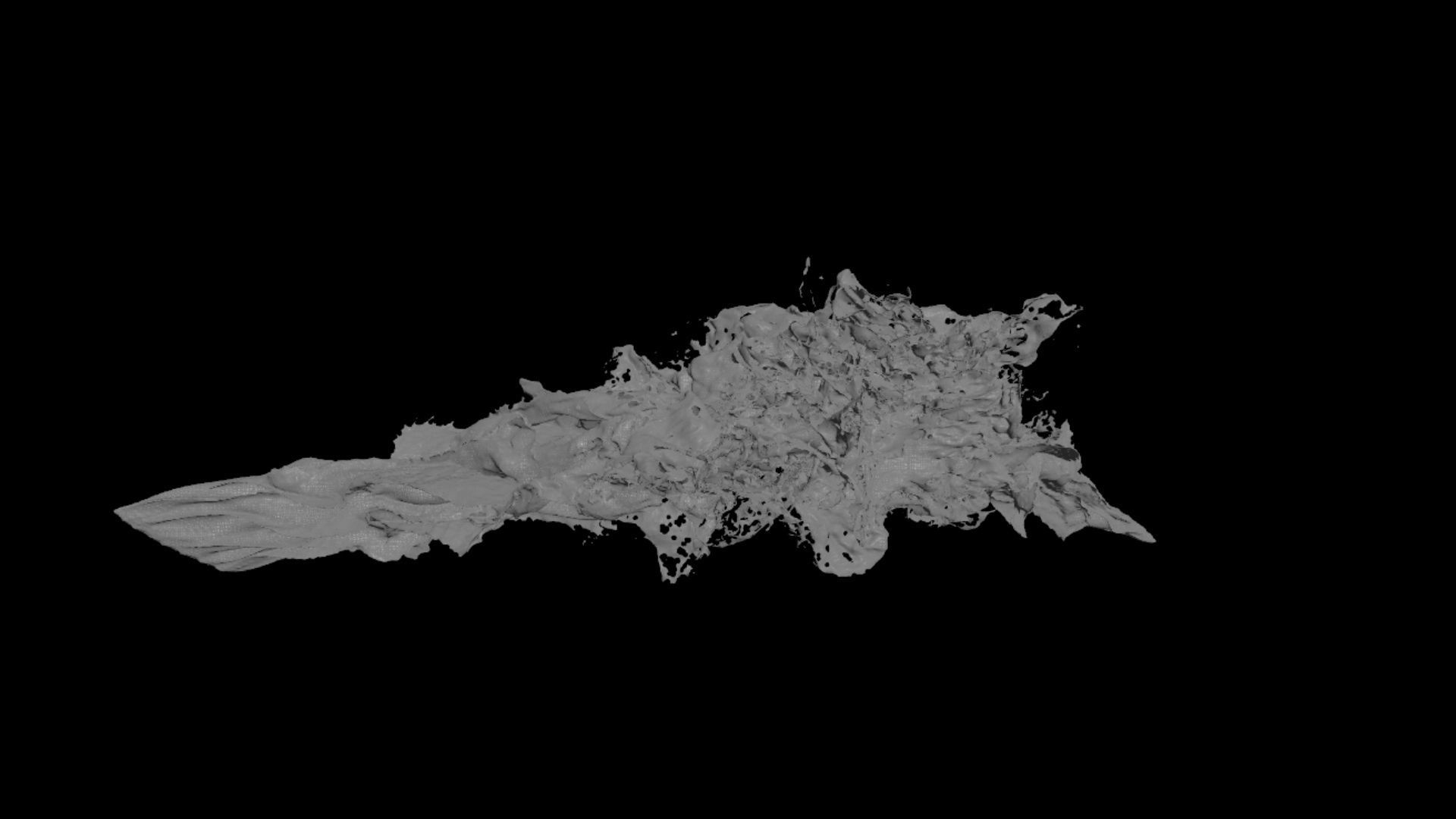 Water Splash Animated 3D model 3D model_4