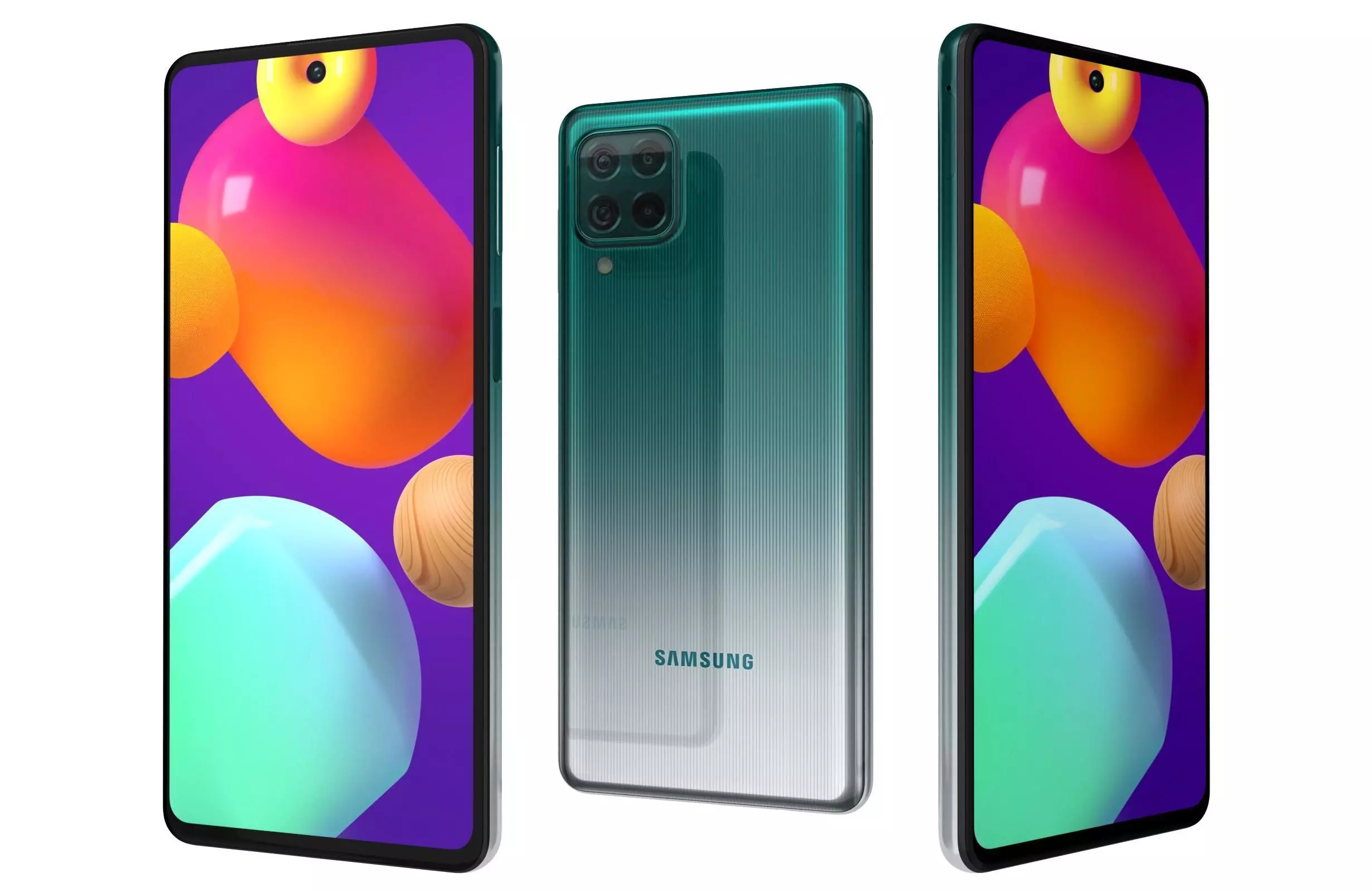 Samsung Galaxy M62 Laser Green 3D model