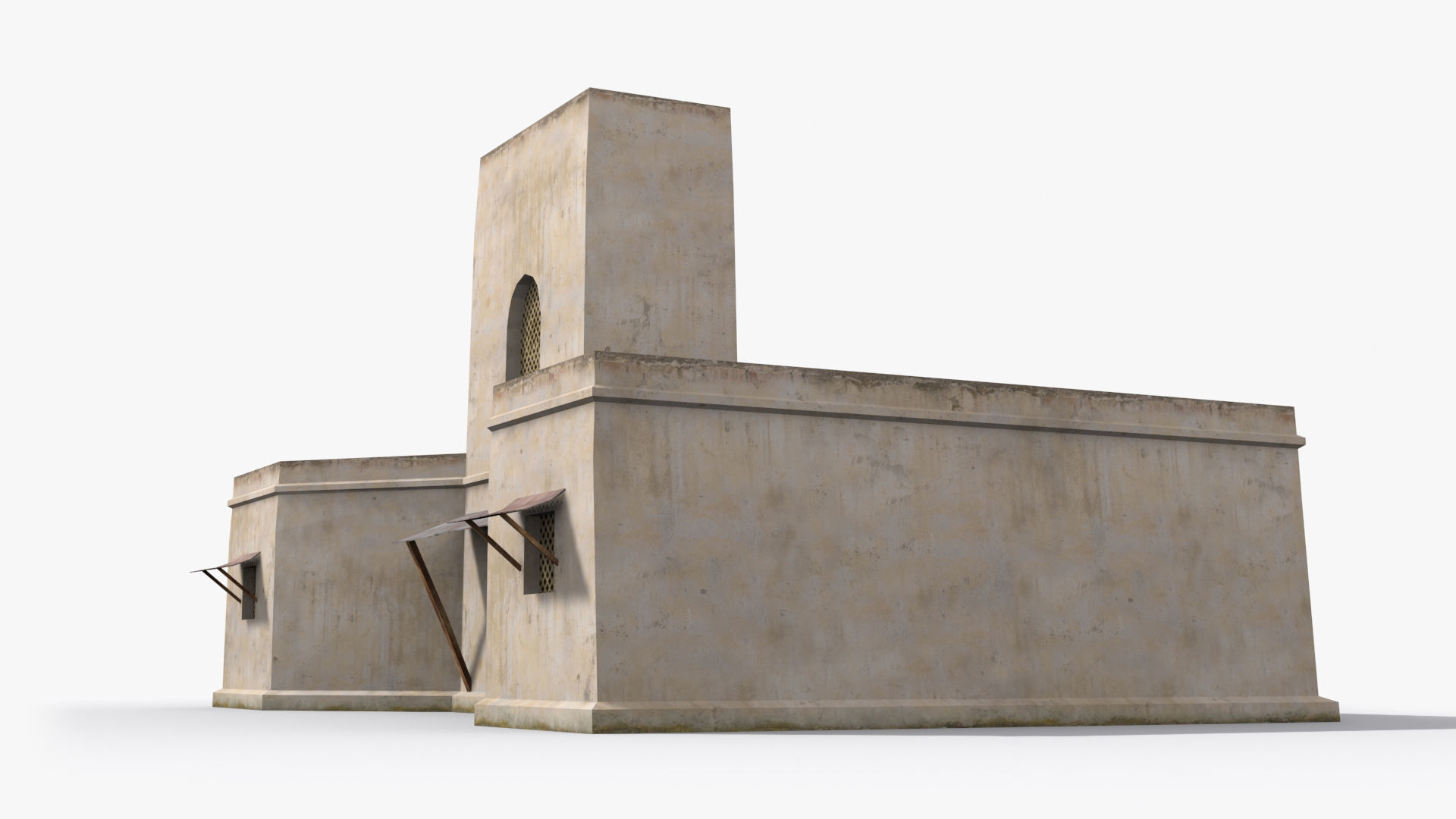 Arab xx19 Low-poly 3D model_3