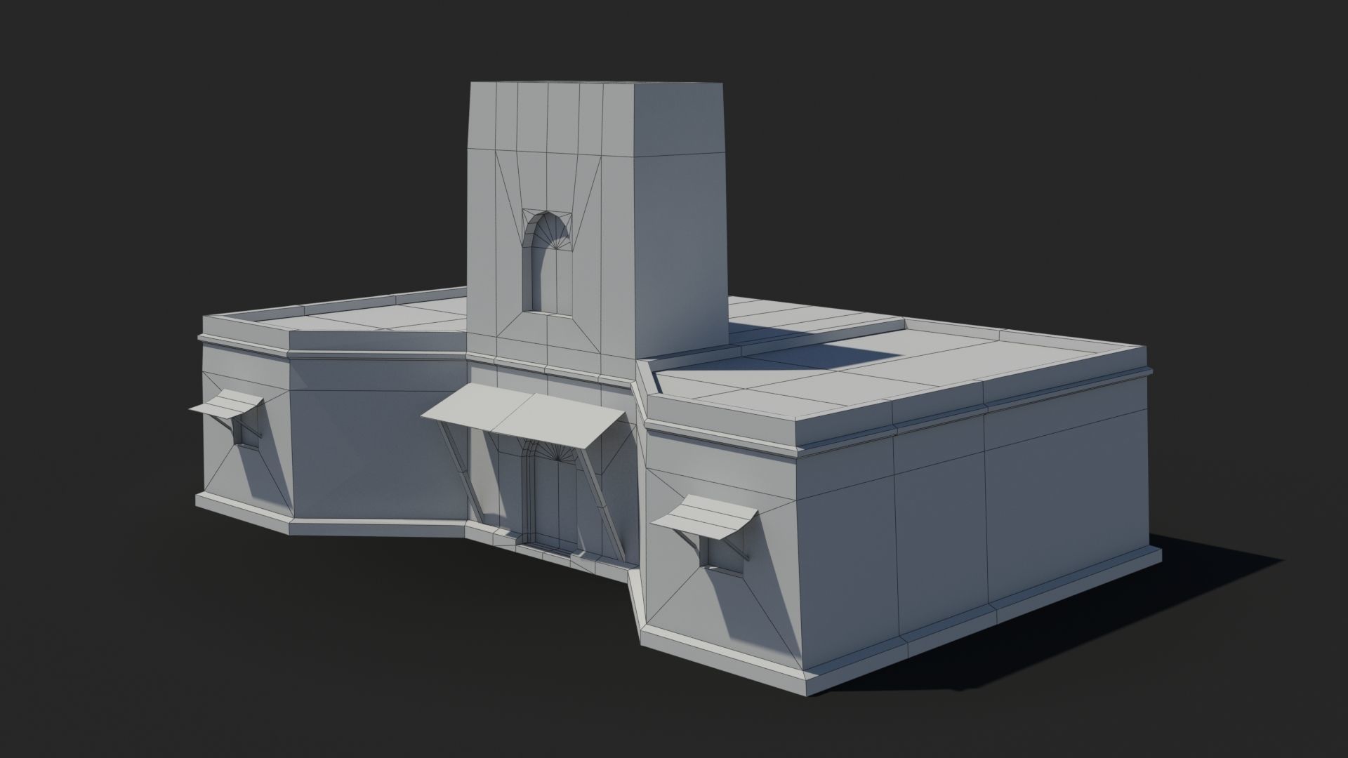 Arab xx19 Low-poly 3D model_9