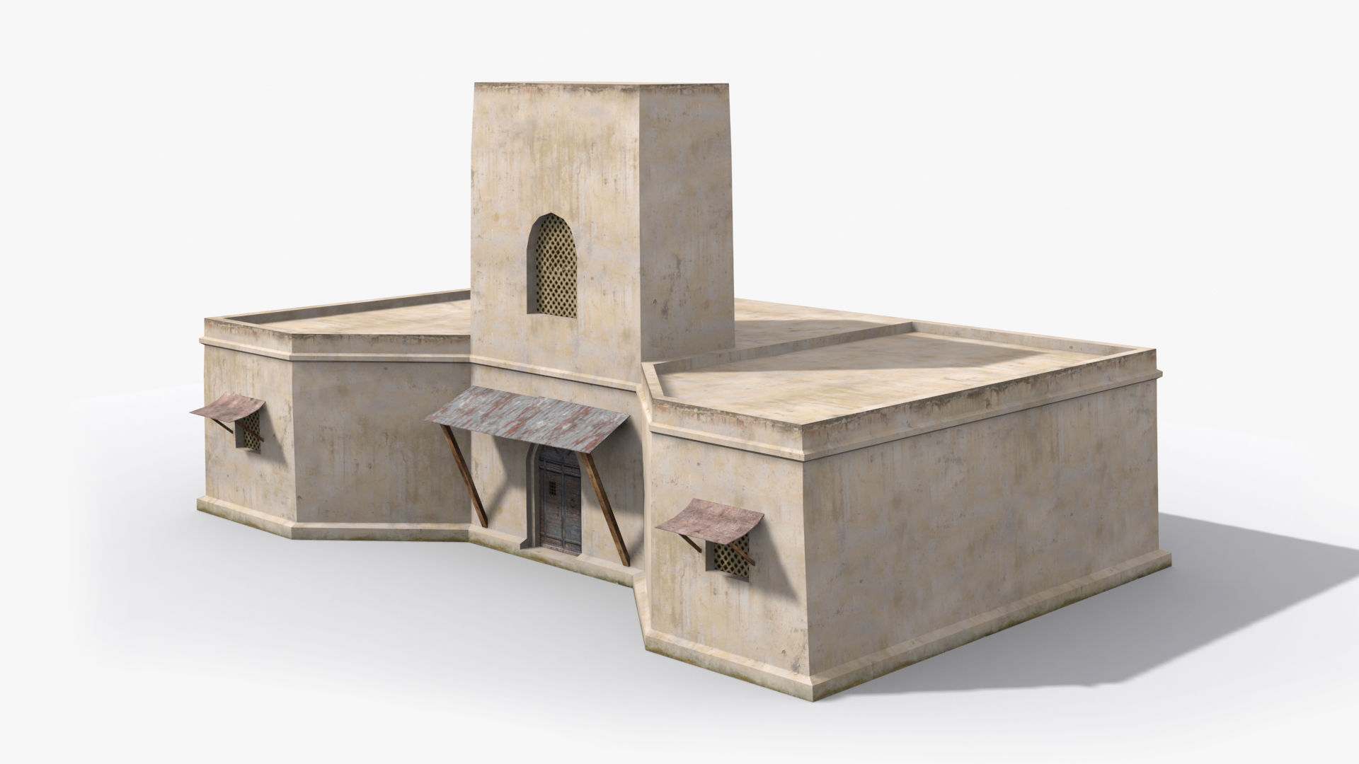 Arab xx19 Low-poly 3D model_4