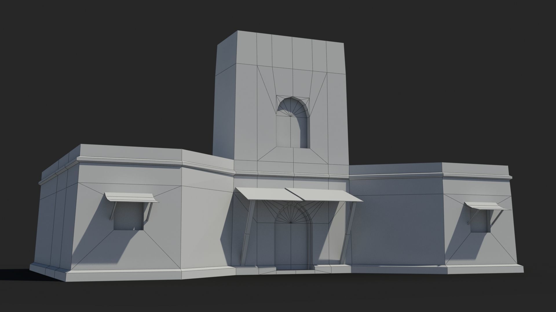 Arab xx19 Low-poly 3D model_5