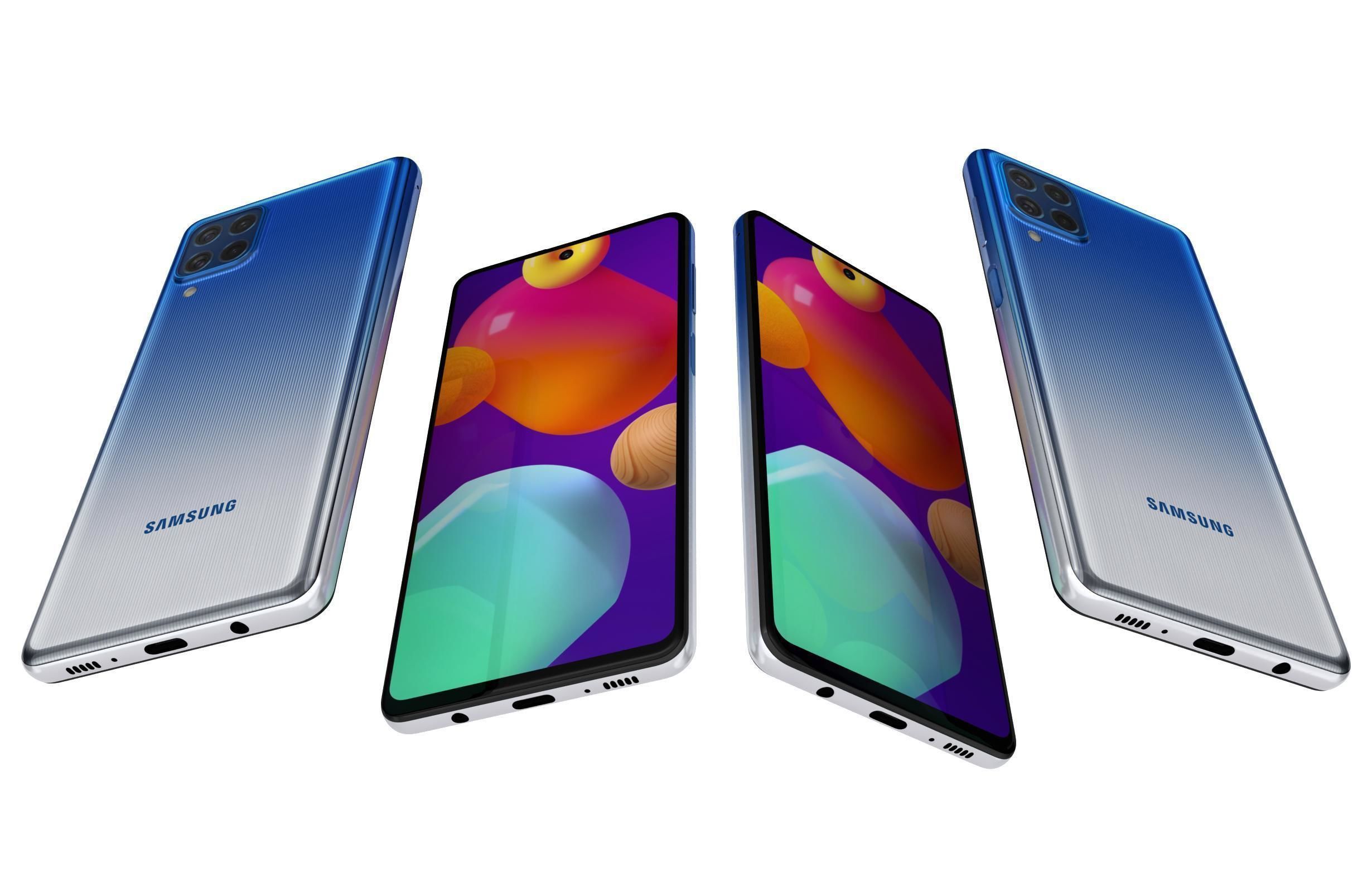 Samsung Galaxy M62 All Colors 3D model_21
