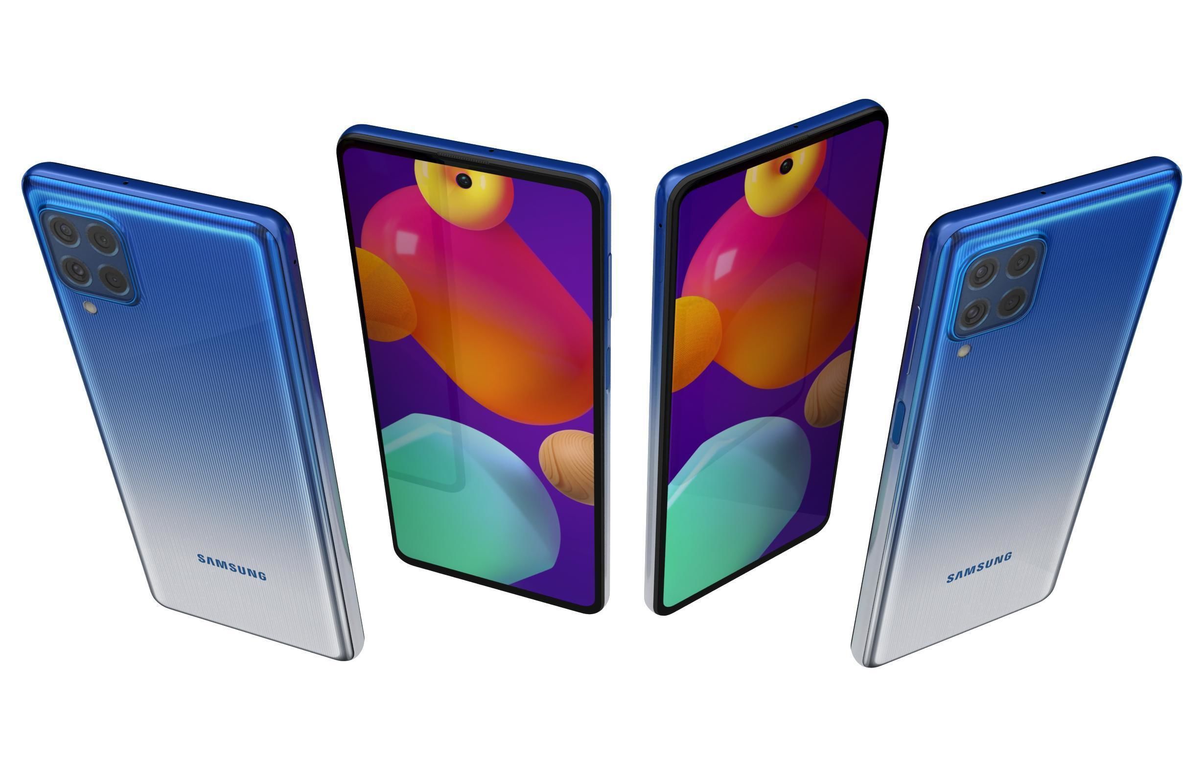 Samsung Galaxy M62 All Colors 3D model_22