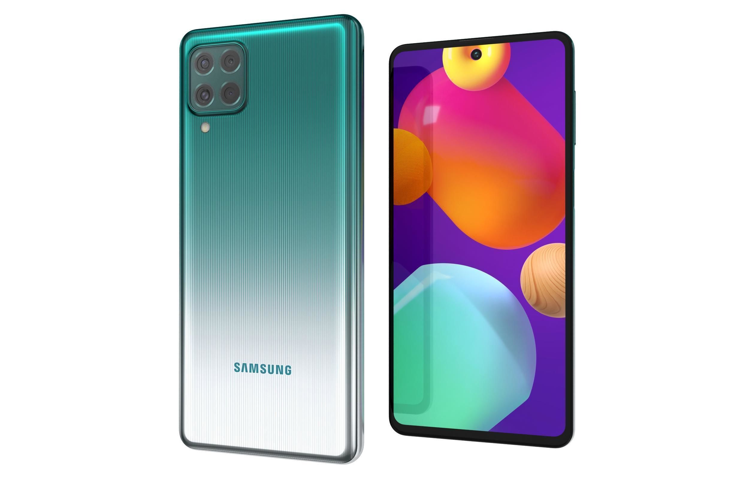 Samsung Galaxy M62 All Colors 3D model_8
