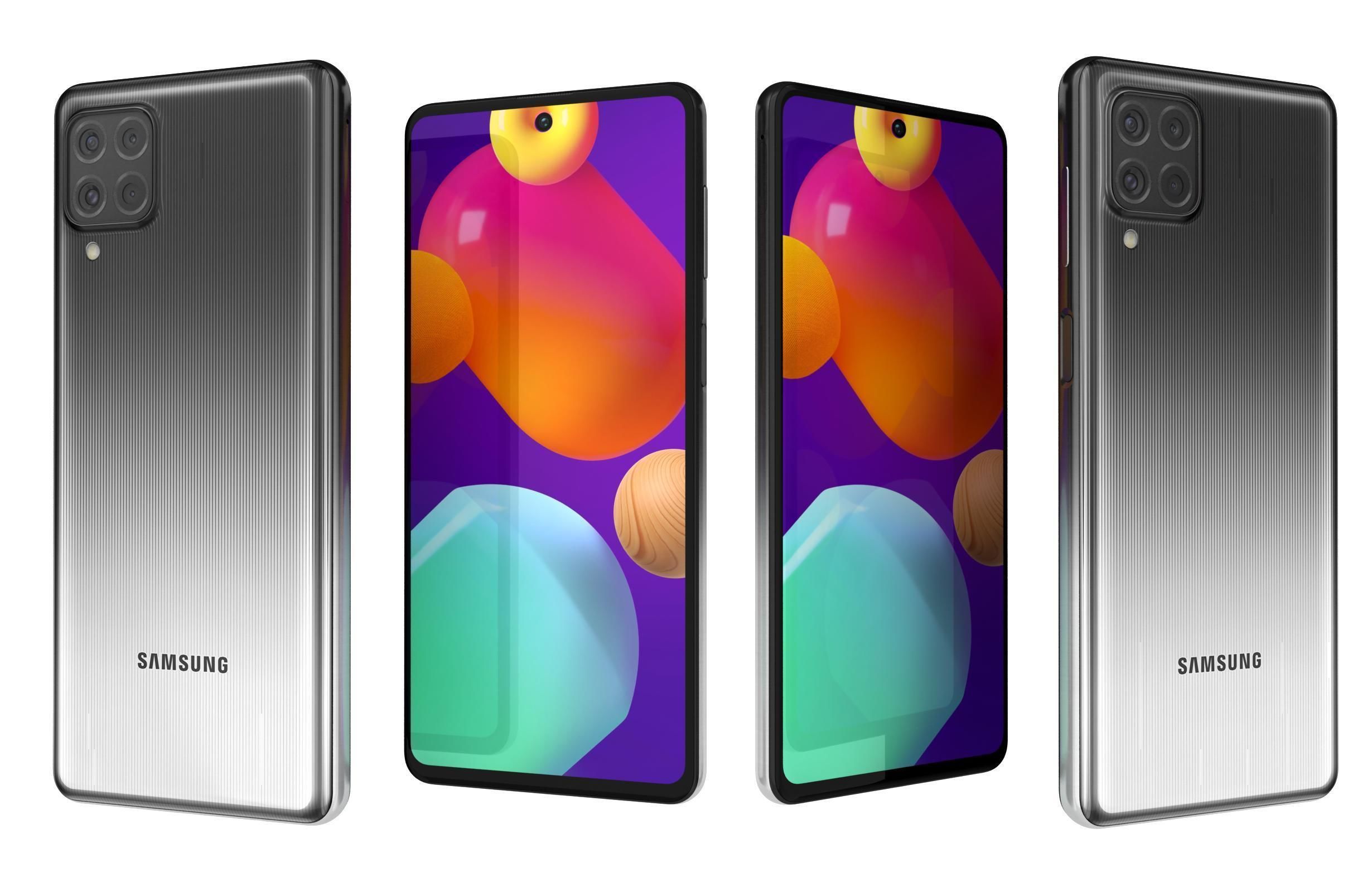 Samsung Galaxy M62 All Colors 3D model_15