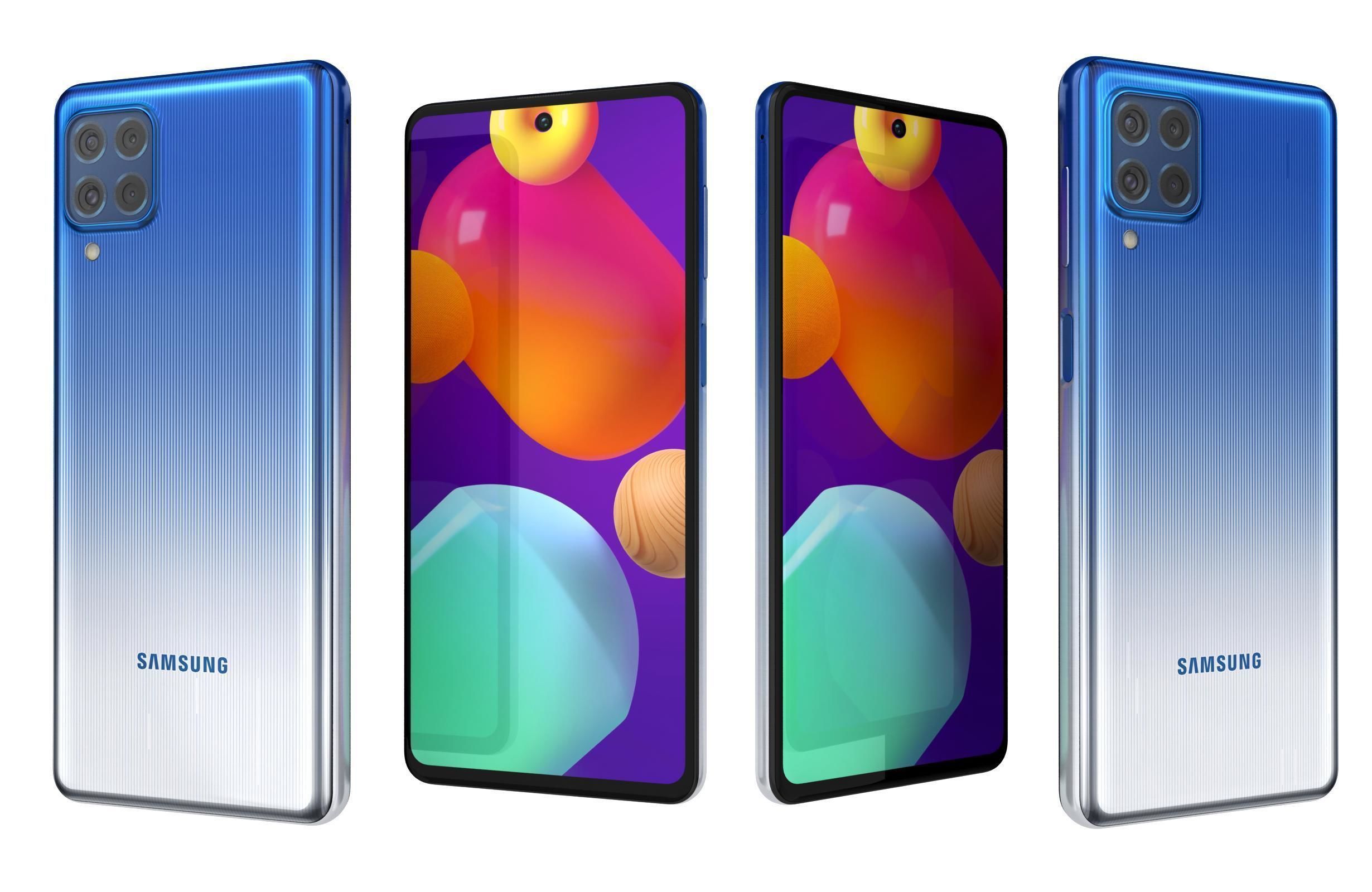 Samsung Galaxy M62 All Colors 3D model_19