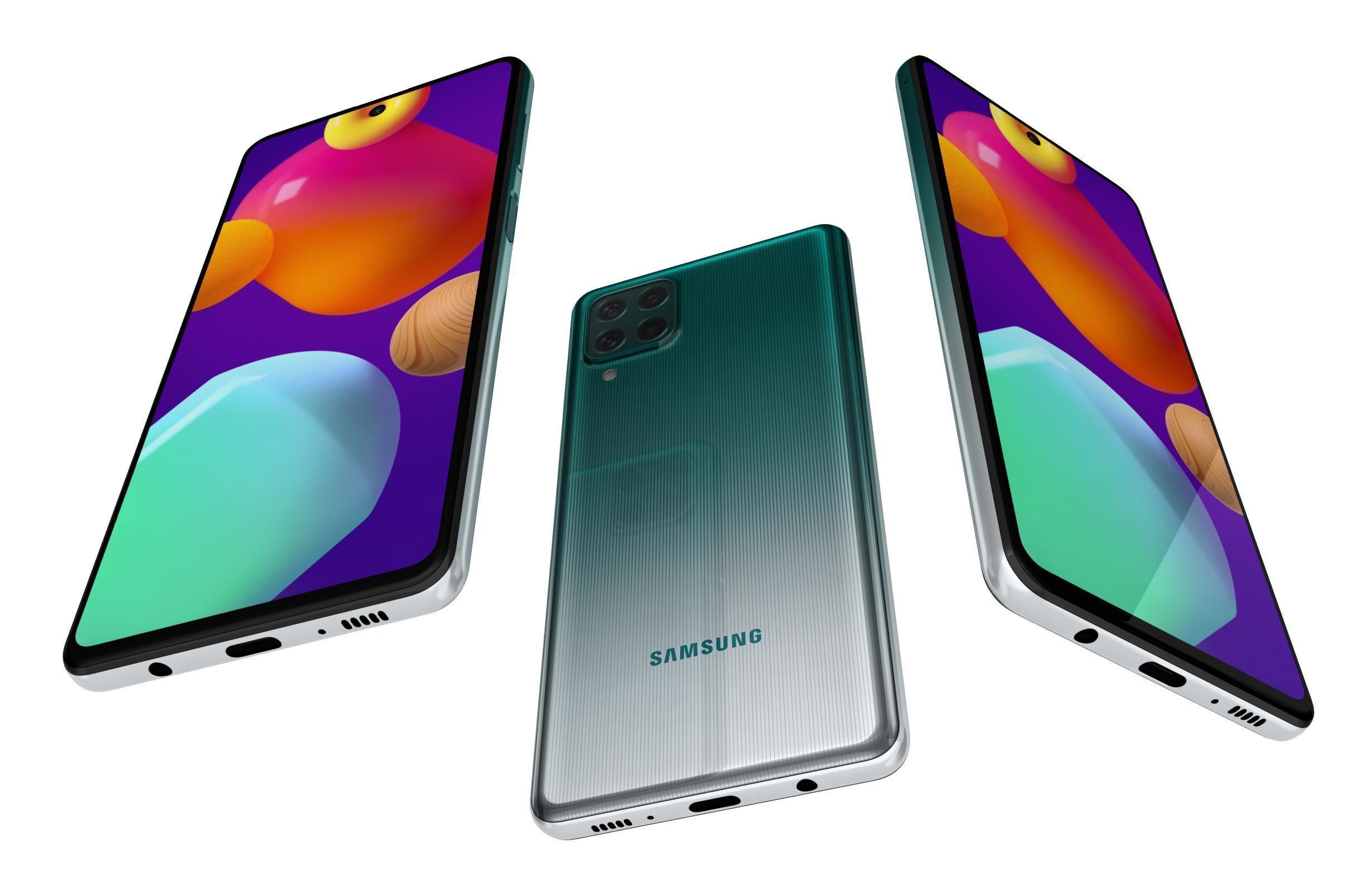 Samsung Galaxy M62 All Colors 3D model_3