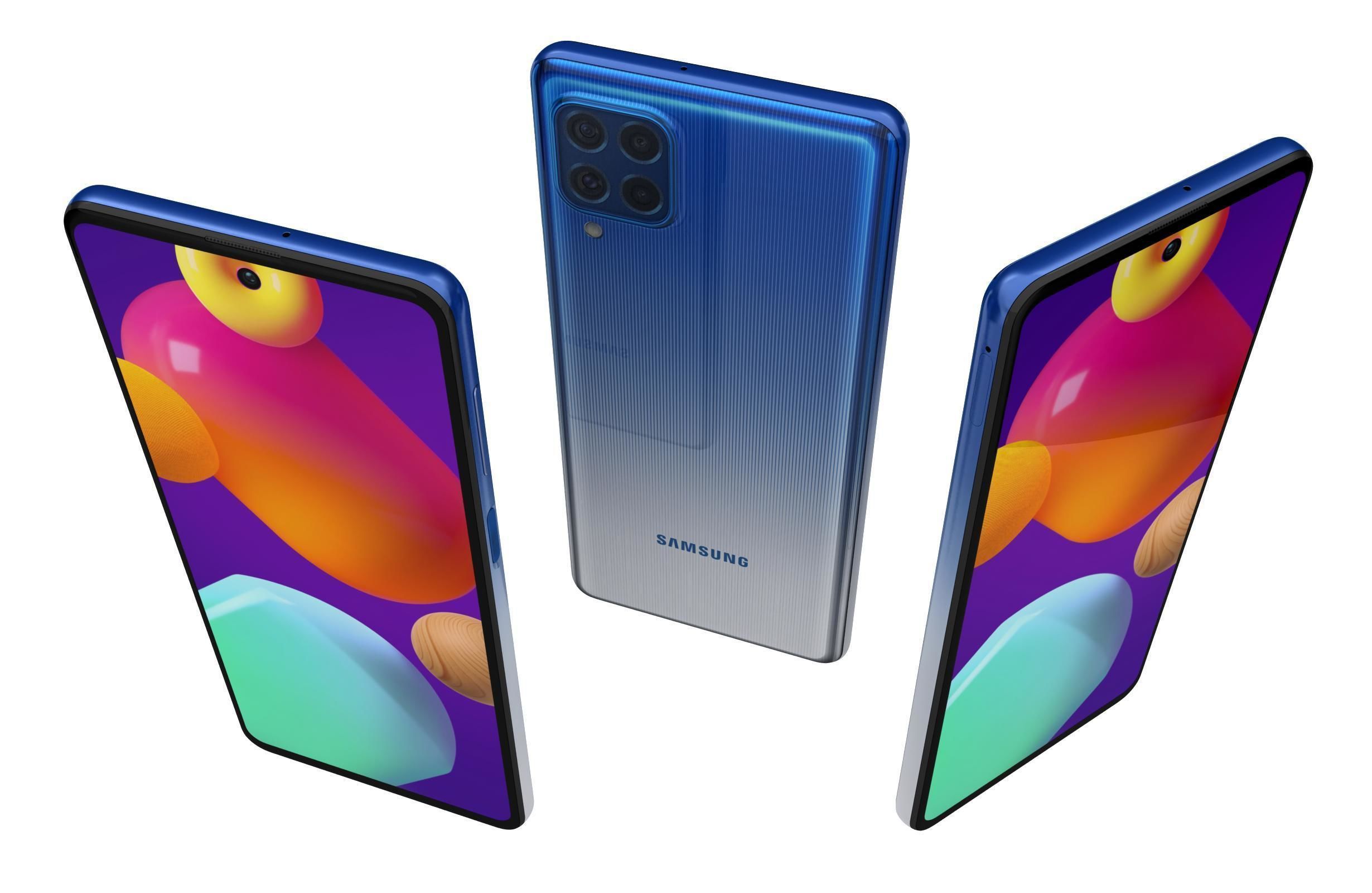 Samsung Galaxy M62 All Colors 3D model_16