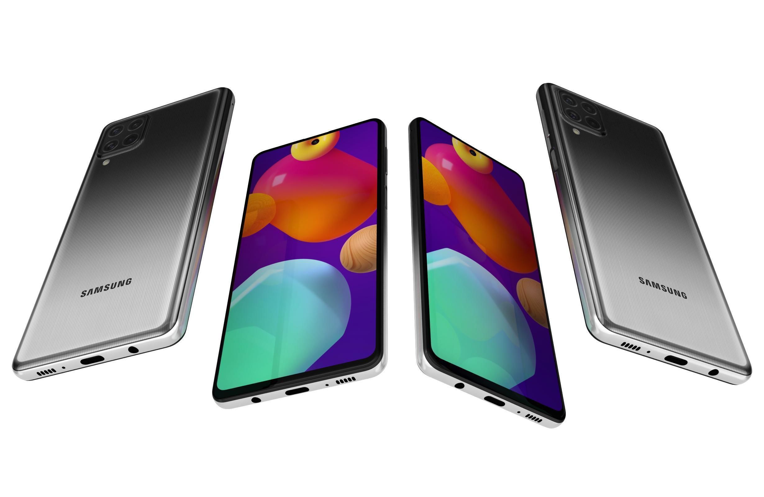Samsung Galaxy M62 All Colors 3D model_13
