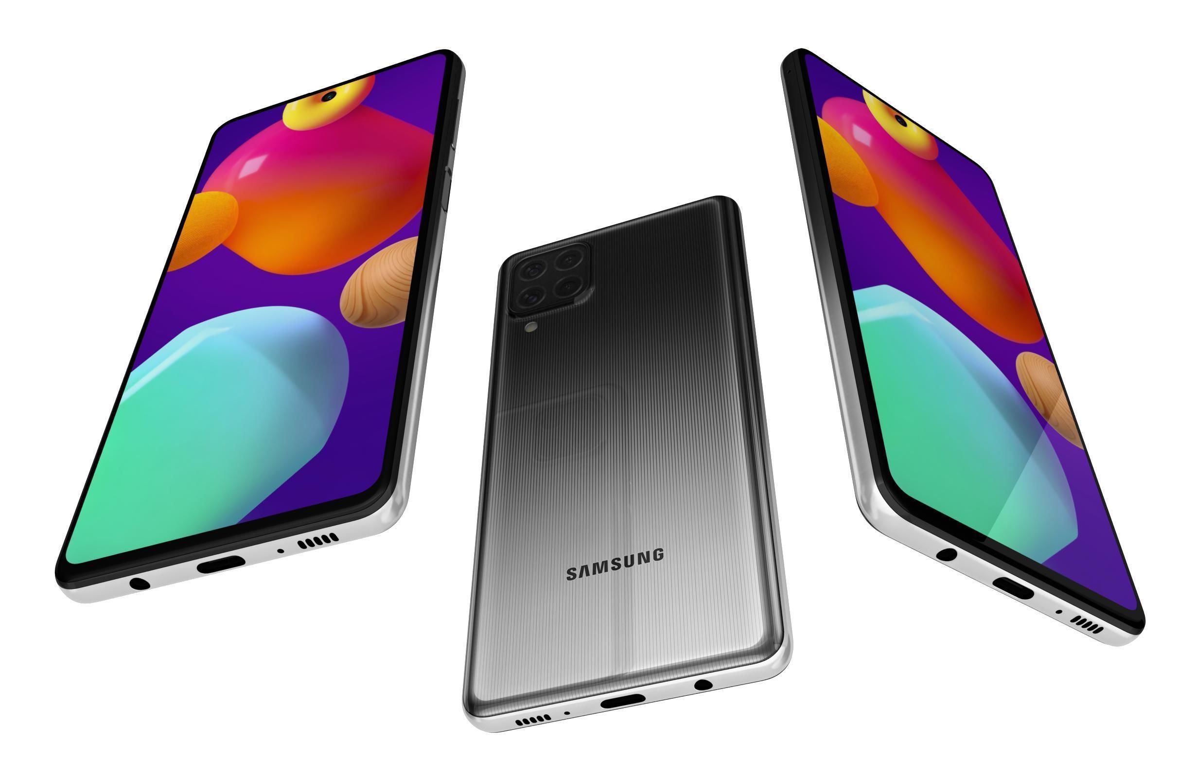 Samsung Galaxy M62 All Colors 3D model_9