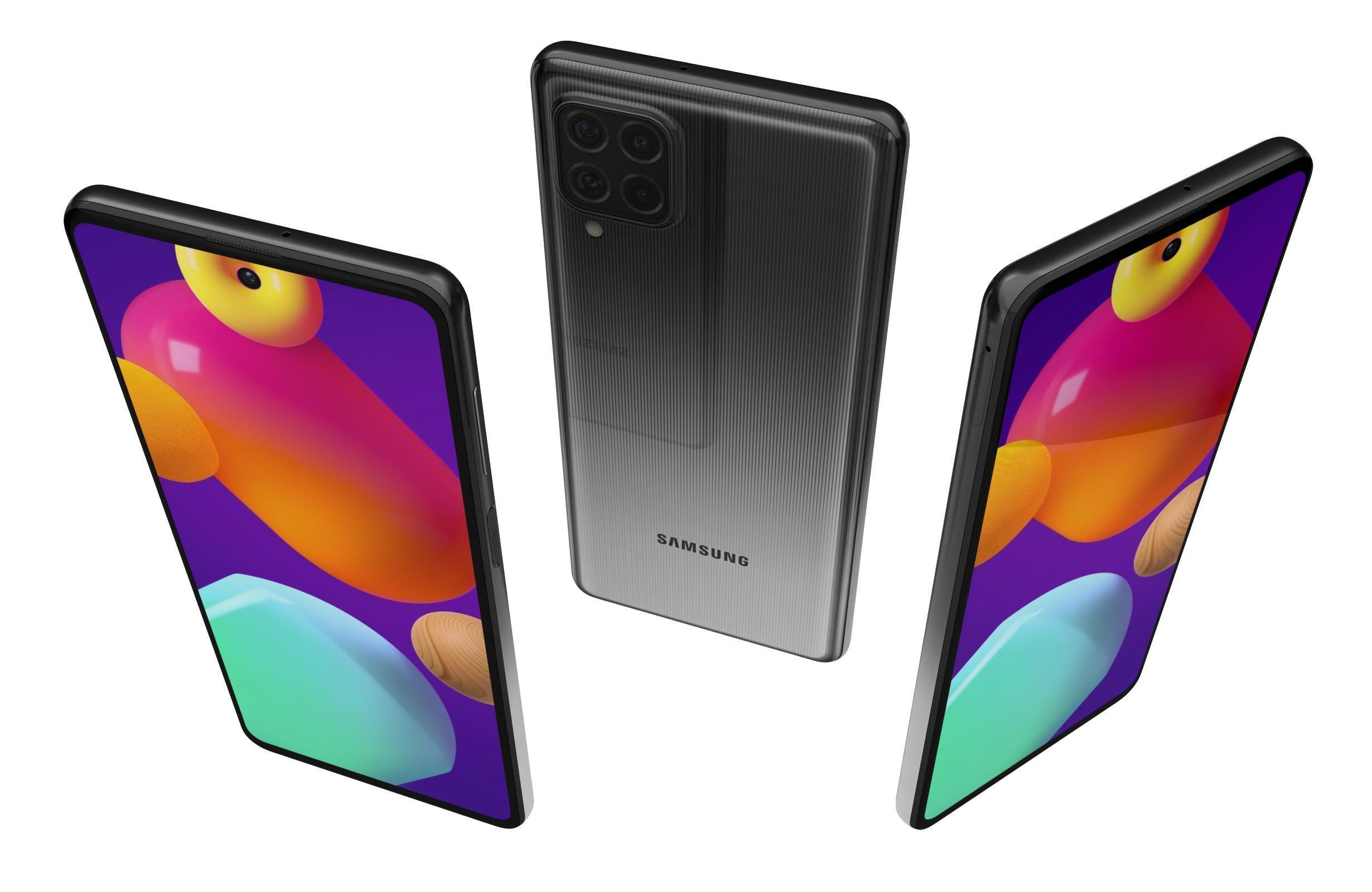 Samsung Galaxy M62 All Colors 3D model_11