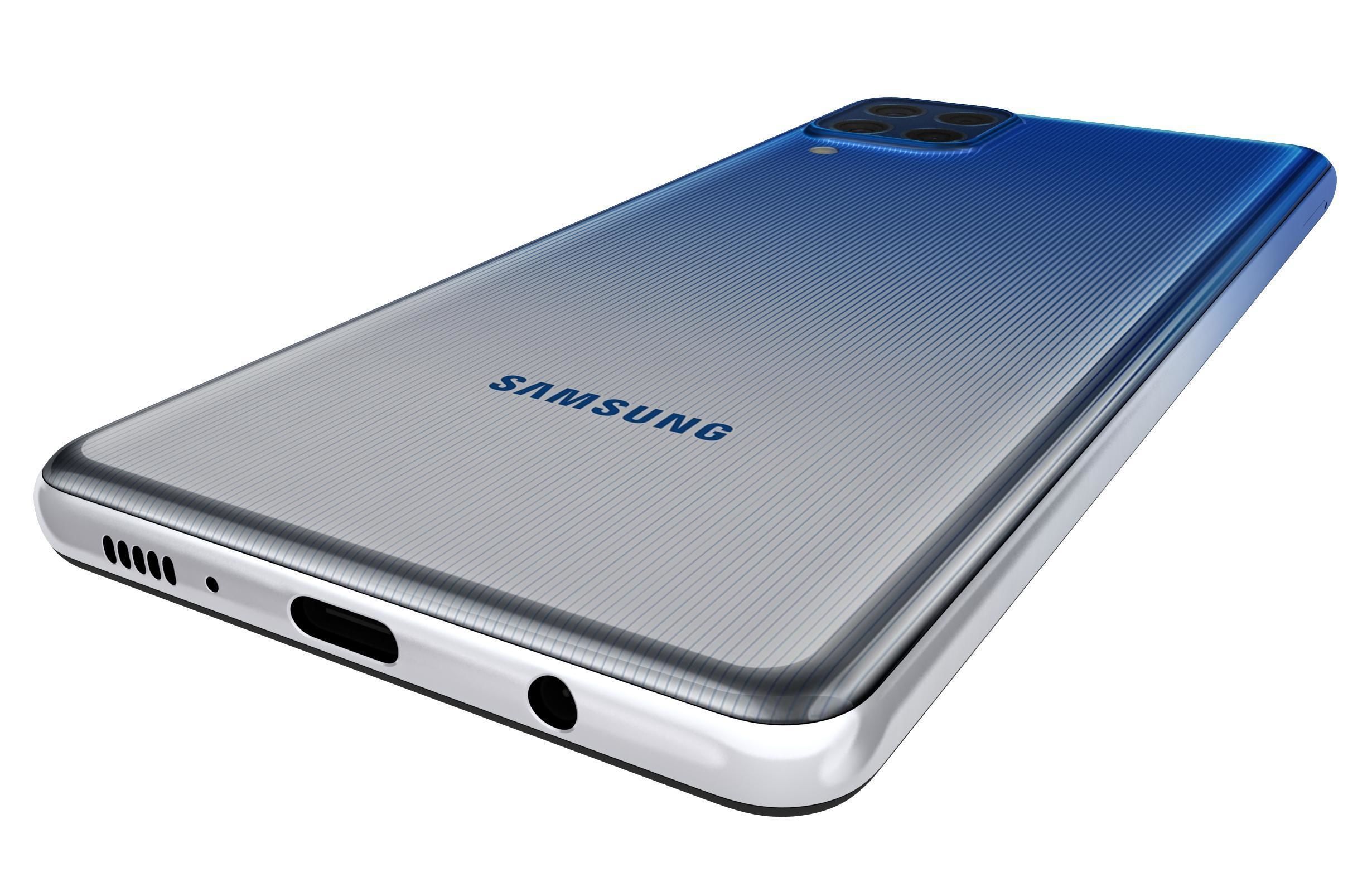 Samsung Galaxy F62 Laser Blue 3D model_14